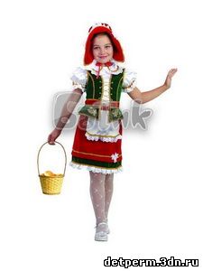 Красная шапочка прокат карнавальных новогодних костюмов в Перми