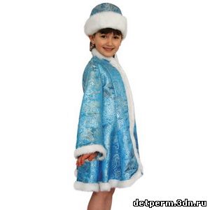 Прокат детского новогоднего костюма снегурочка в Перми